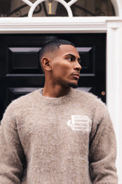 Bénir Mohair Knit BC Jumper - Taupe
