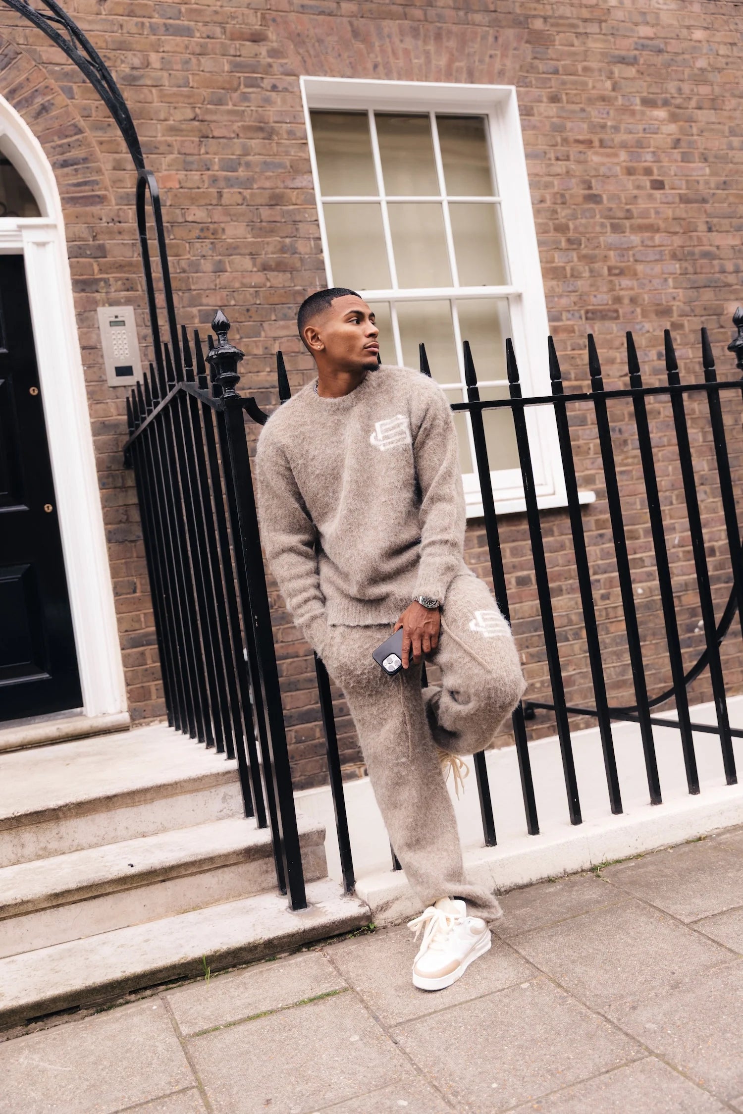 Bénir Mohair Knit BC Jumper - Taupe