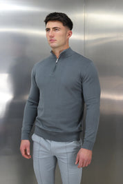 Capo Egyptian Cotton 1/4 Zip Top