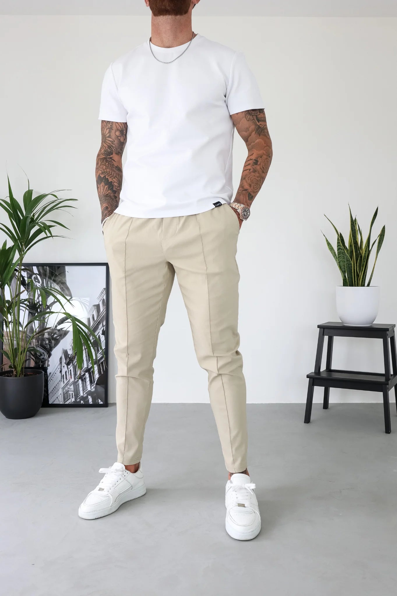 Capo SMART Trouser - Stone