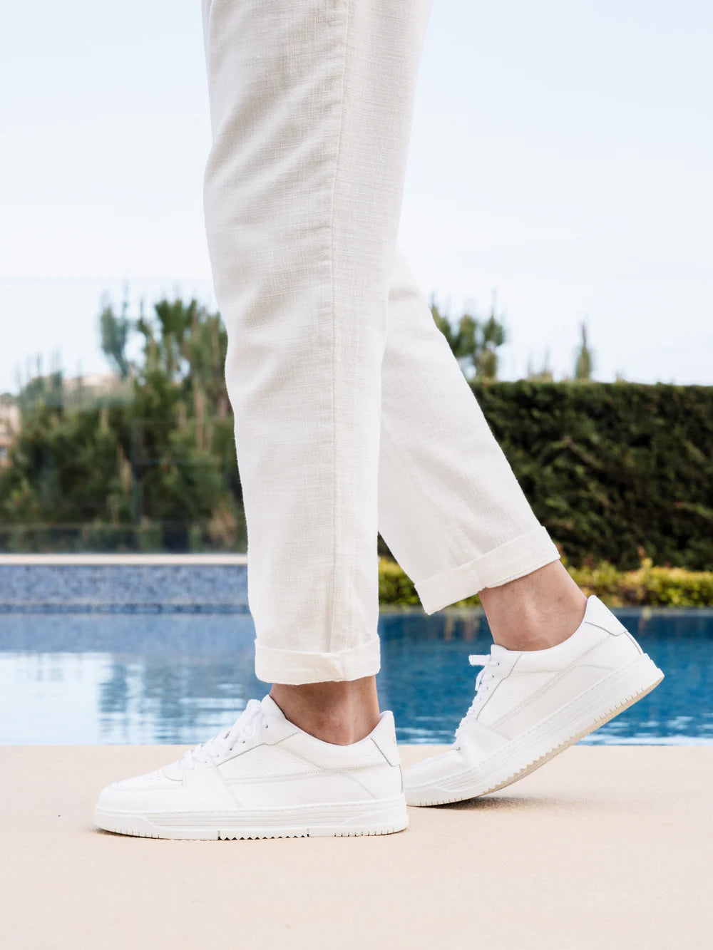 Capo Court Trainer - Triple White