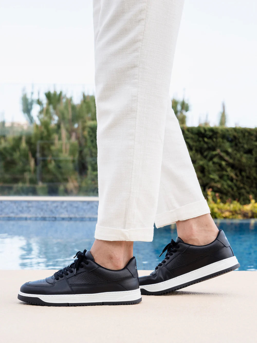 Capo Court Trainer - Black/White