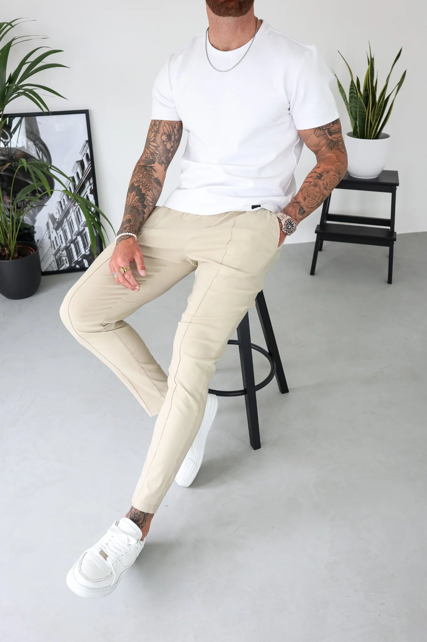 Capo SMART Trouser - Stone