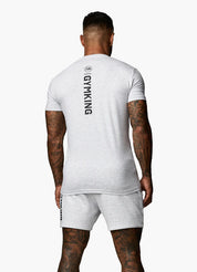 Gym King Aventus Tee - Snow Marl