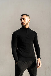 Capo Egyptian Cotton 1/4 Zip Top
