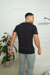 Capo Tipping T-Shirt - Black