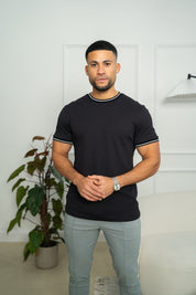 Capo Tipping T-Shirt - Black