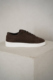Capo Oxford Suede Trainer - Brown