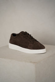 Capo Oxford Suede Trainer - Brown