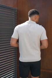 Capo Soft Button Through Shirt - Stone