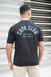 Capo Club Script T-Shirt - Black/Green