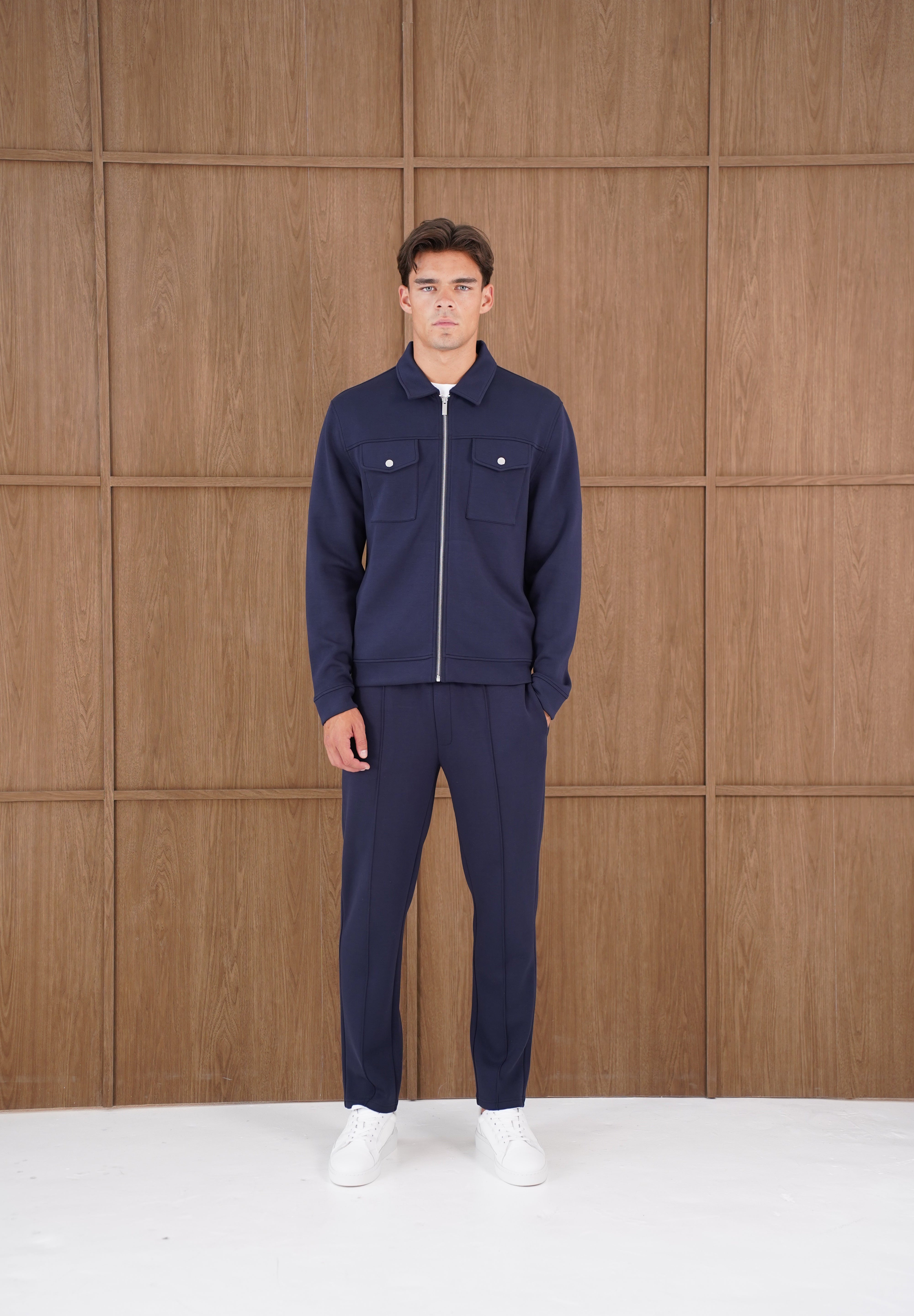 Capo Nick Interlock Pants - Navy