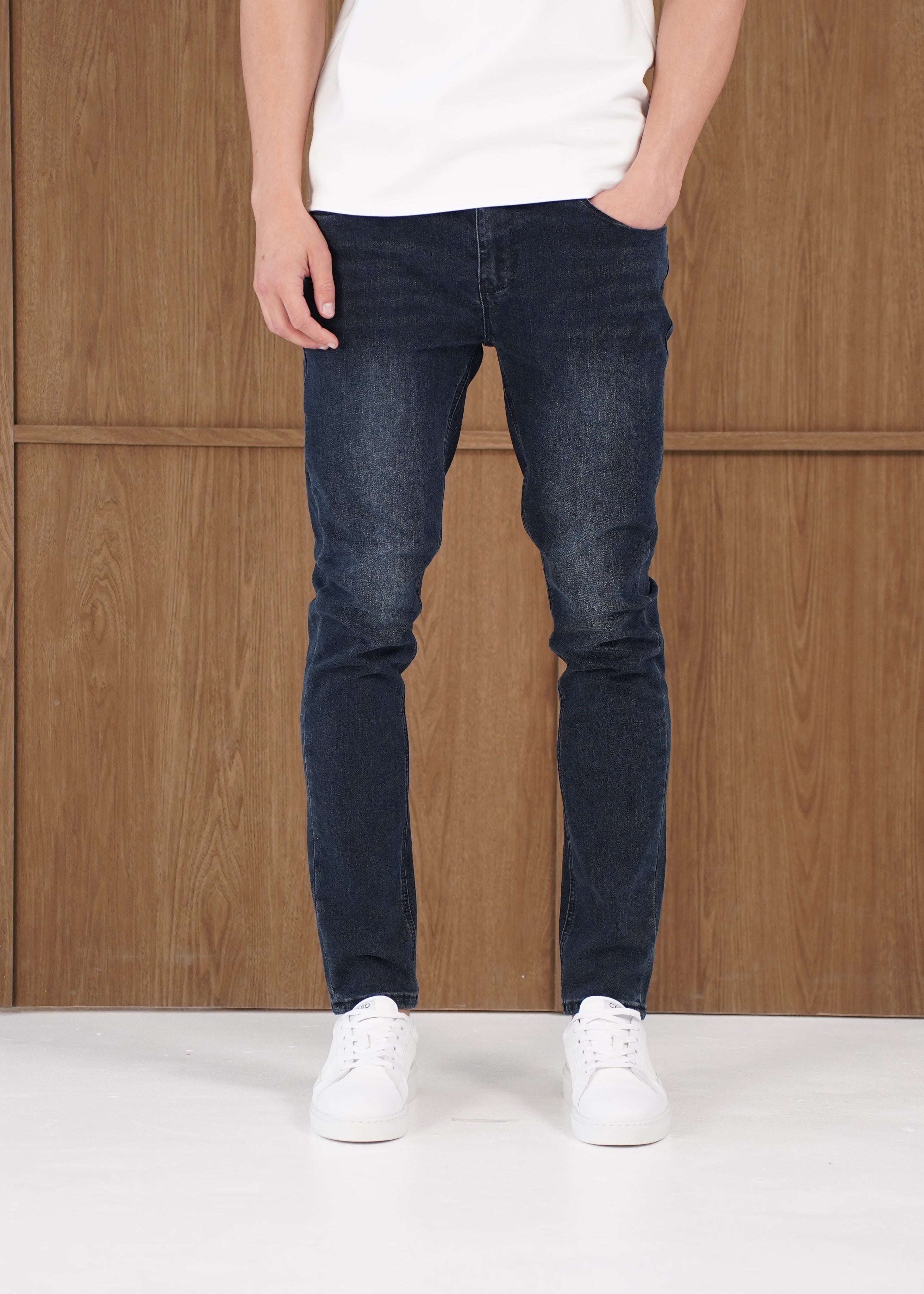 Capo Slim Fit Denim Jeans - Dark Blue