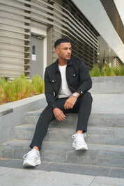 Capo Interlock Jacket - Black