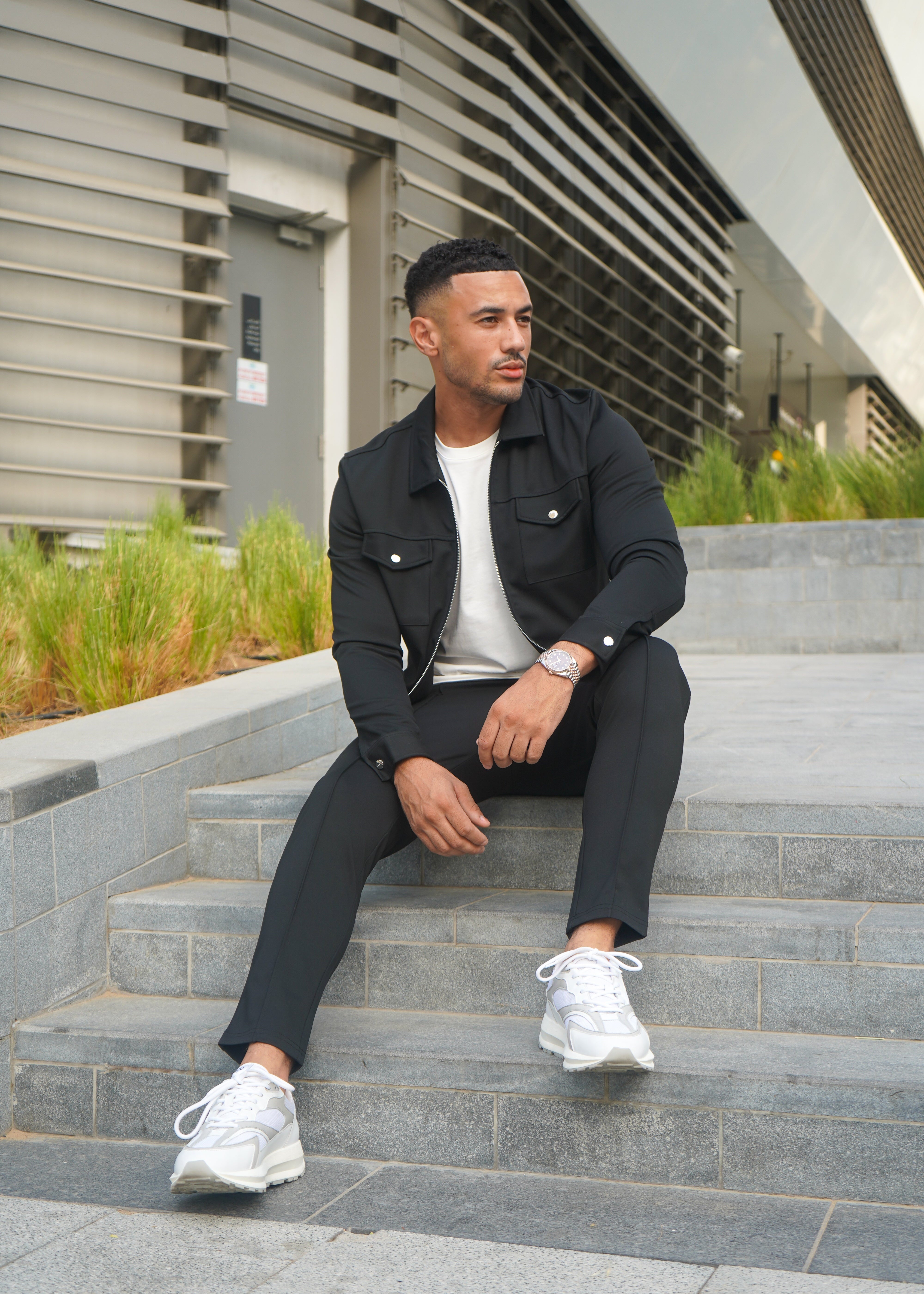 Capo Interlock Jacket - Black