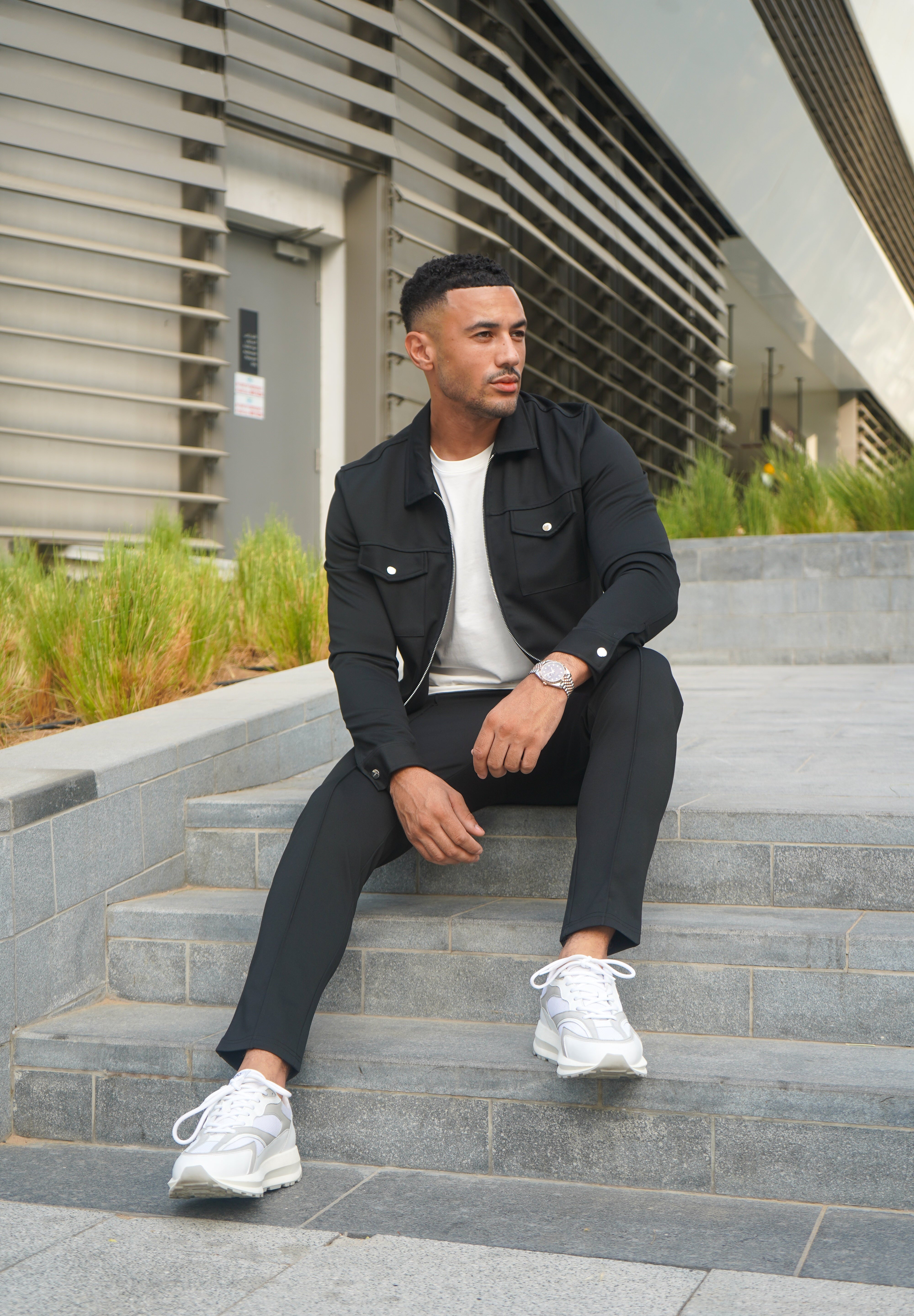Capo Interlock Jacket - Black