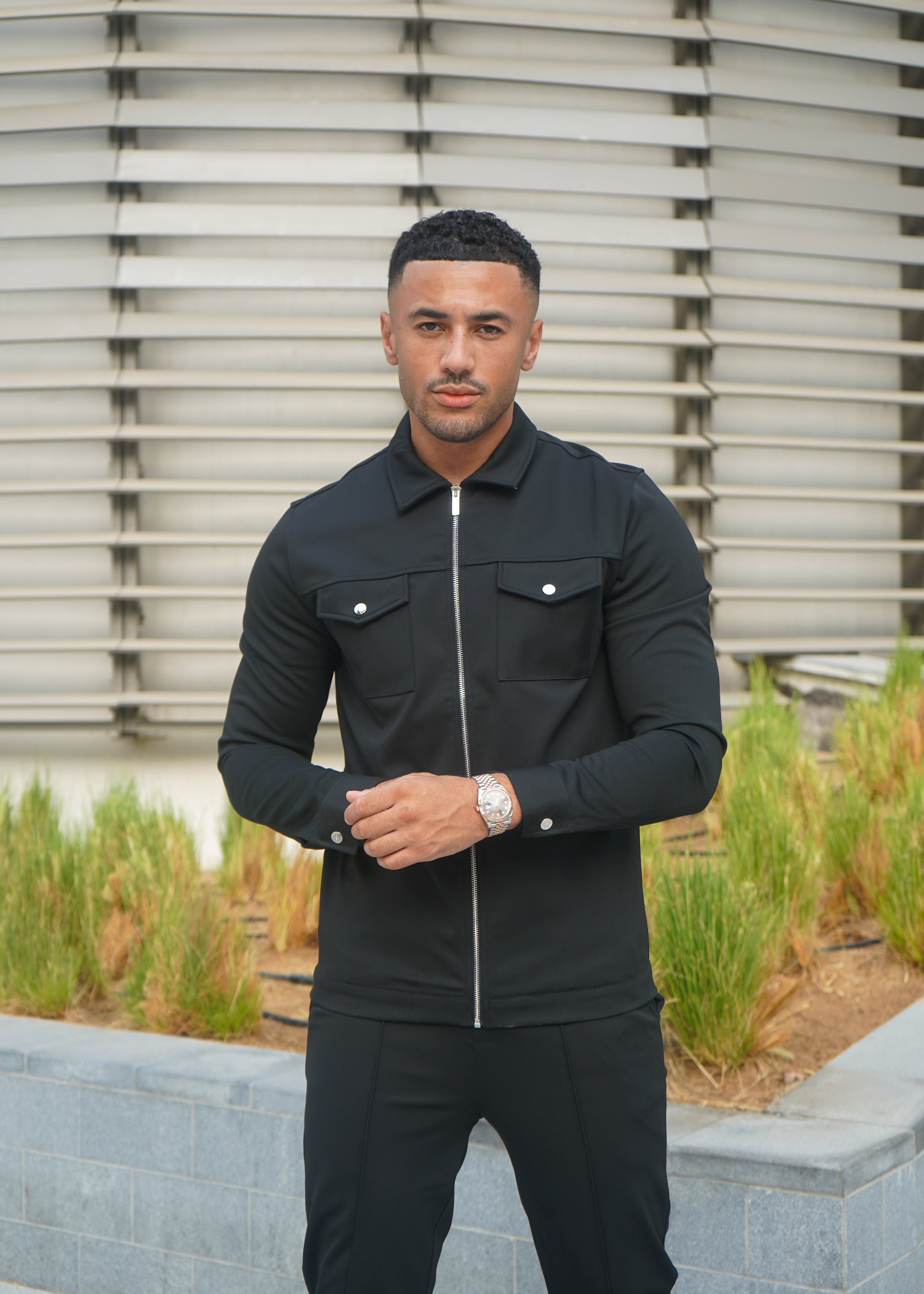 Capo Interlock Jacket - Black
