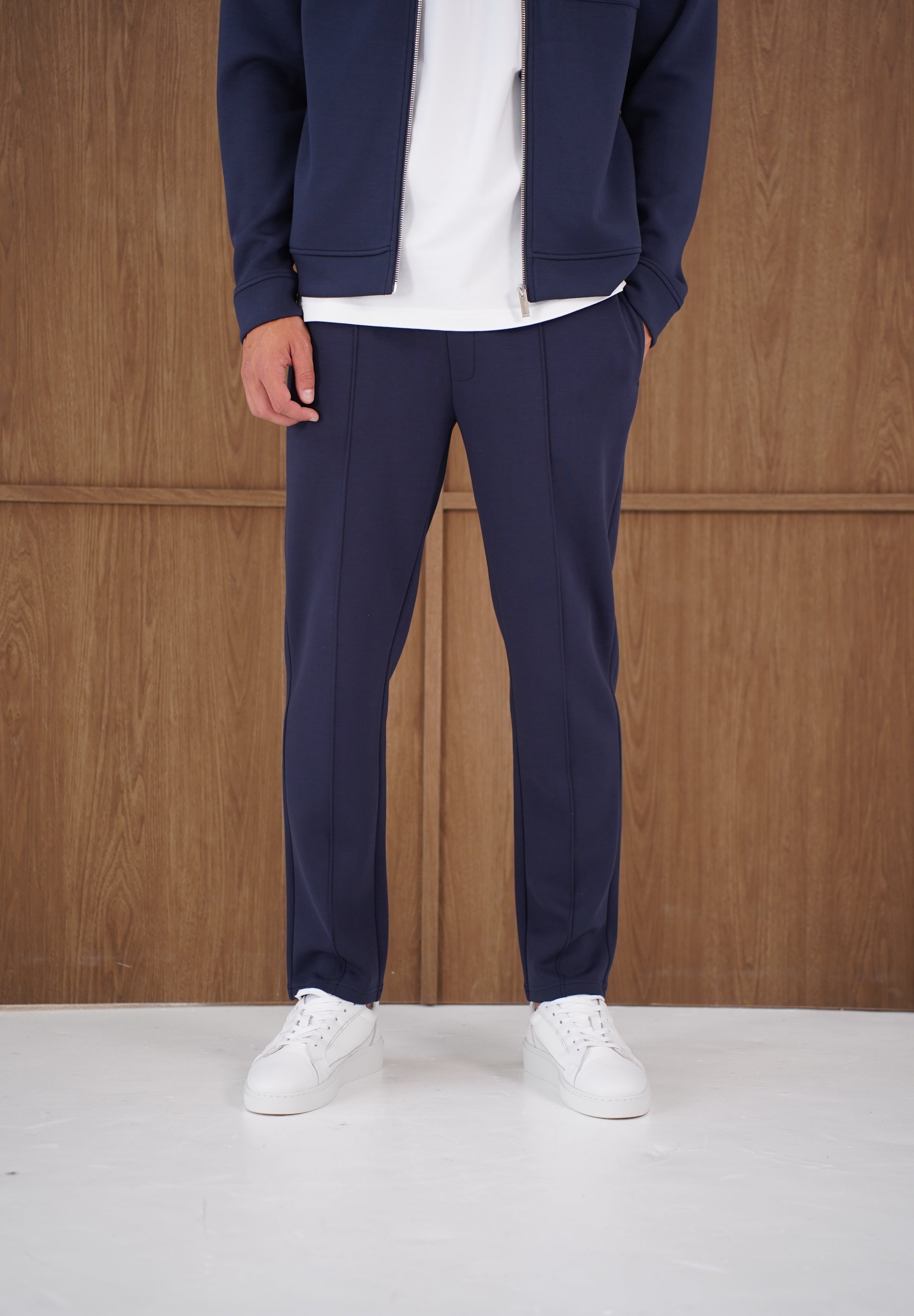 Capo Nick Interlock Pants - Navy