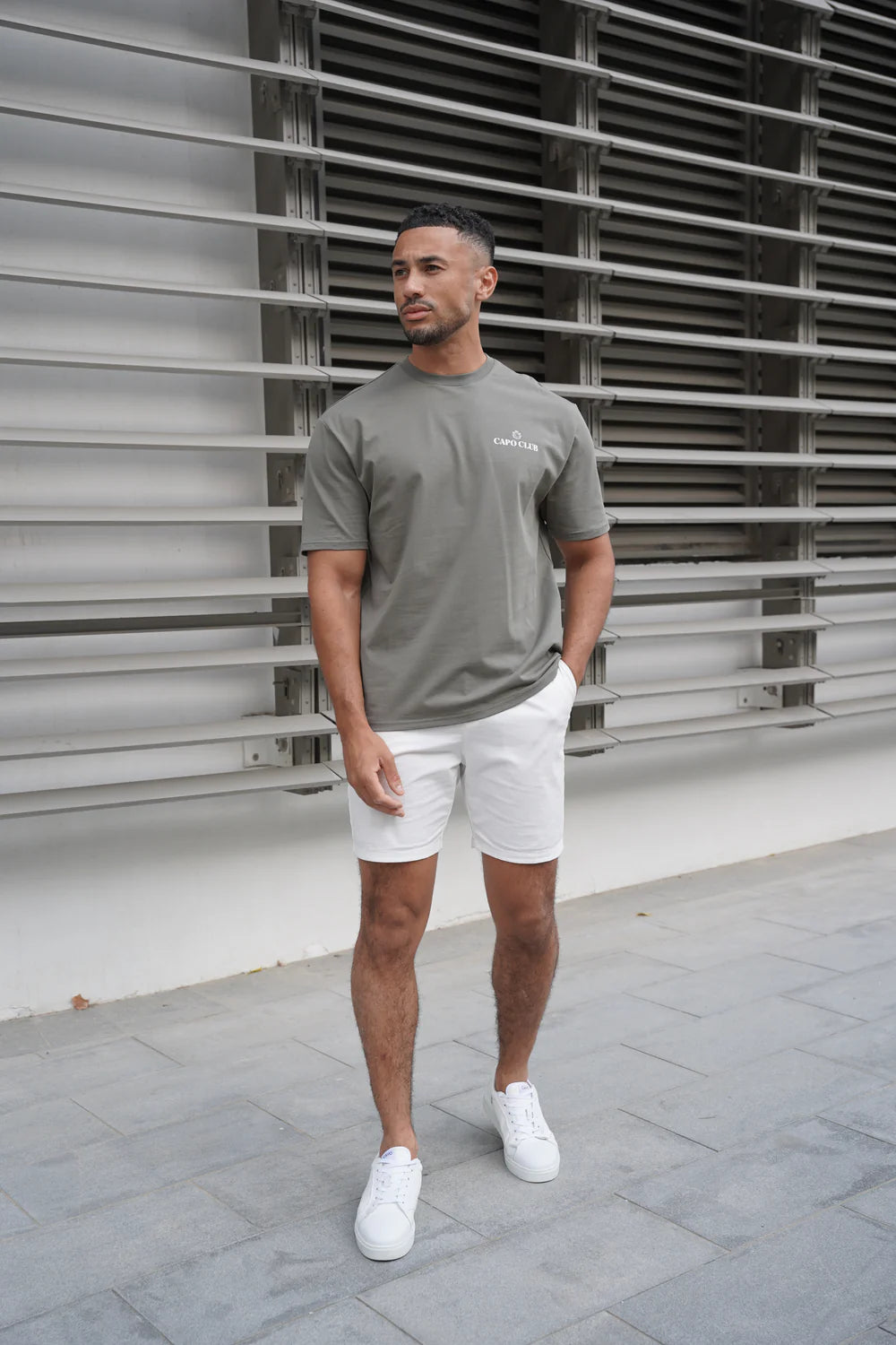 Capo Club Craftsman Crest T-Shirt - Olive/White