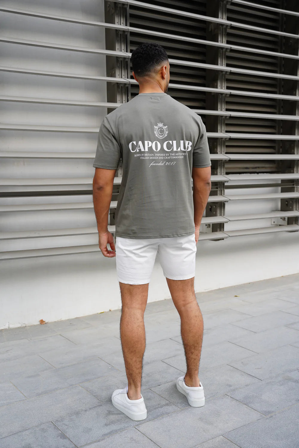Capo Club Craftsman Crest T-Shirt - Olive/White