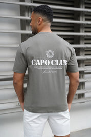 Capo Club Craftsman Crest T-Shirt - Olive/White