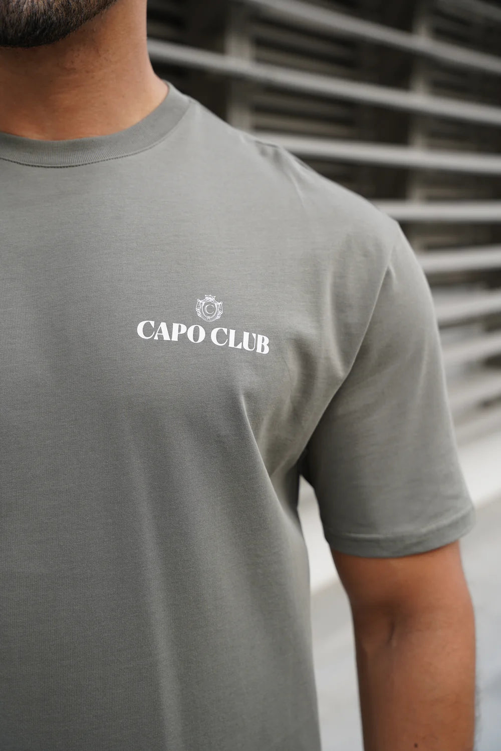 Capo Club Craftsman Crest T-Shirt - Olive/White