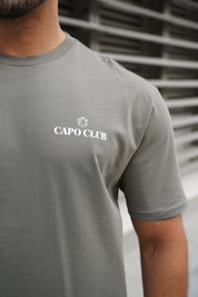 Capo Club Craftsman Crest T-Shirt - Olive/White