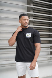 Capo Yacht Club Printed T-Shirt - Black
