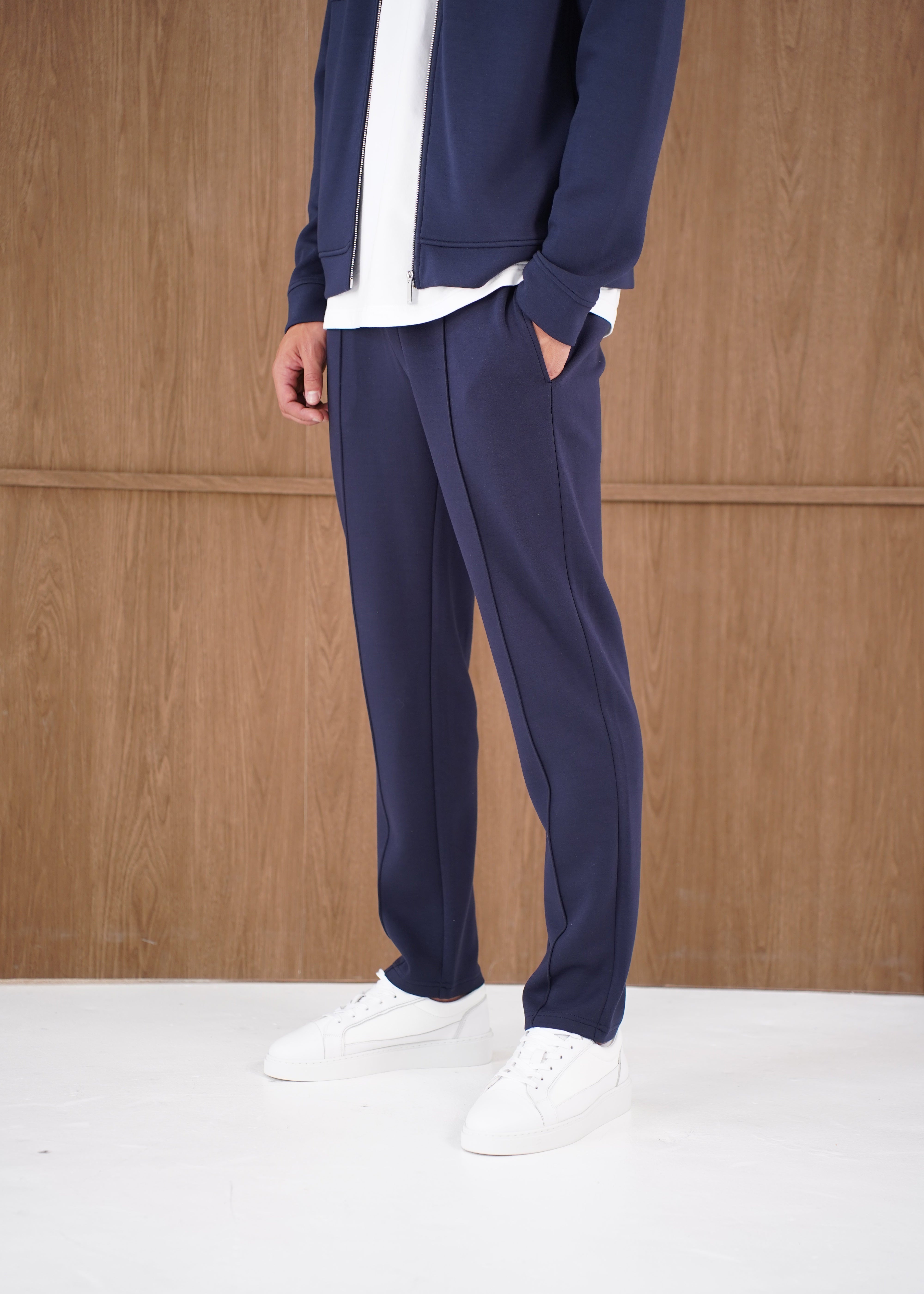 Capo Nick Interlock Pants - Navy