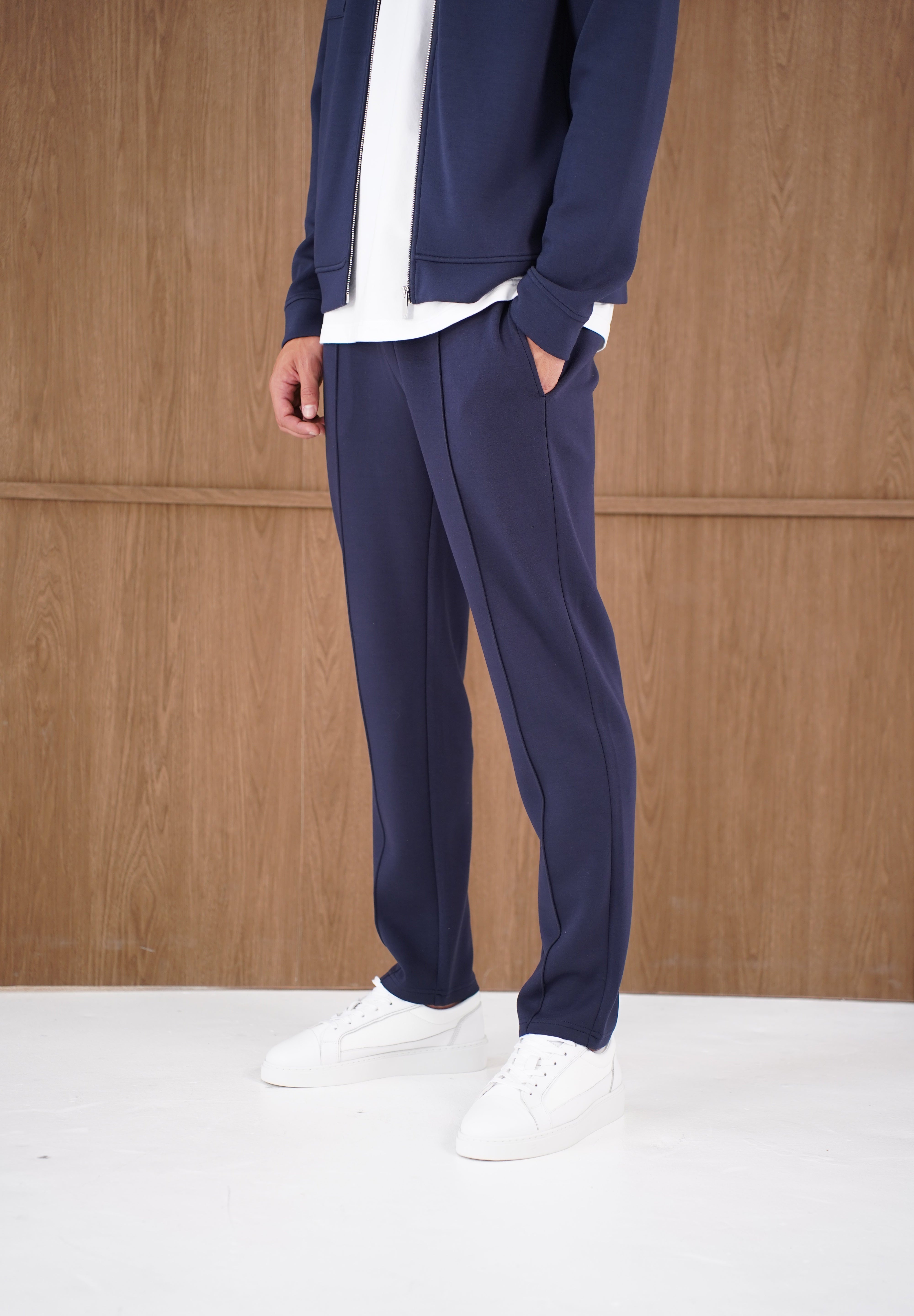 Capo Nick Interlock Pants - Navy