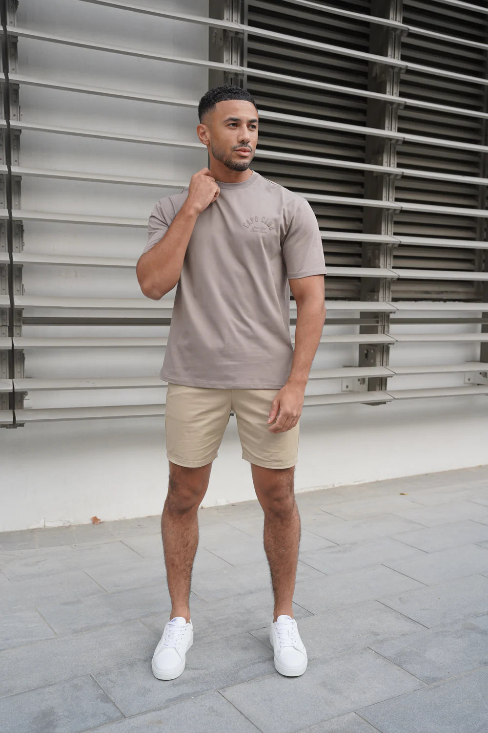 Capo Club Script T-Shirt - Tonal Mushroom