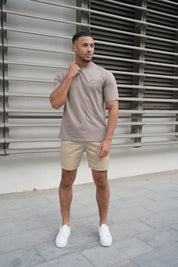 Capo Club Script T-Shirt - Tonal Mushroom