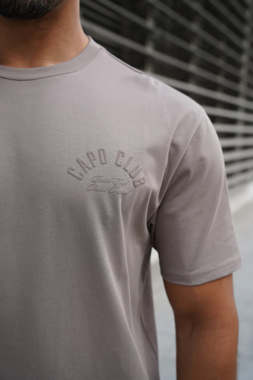 Capo Club Script T-Shirt - Tonal Mushroom