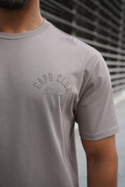 Capo Club Script T-Shirt - Tonal Mushroom