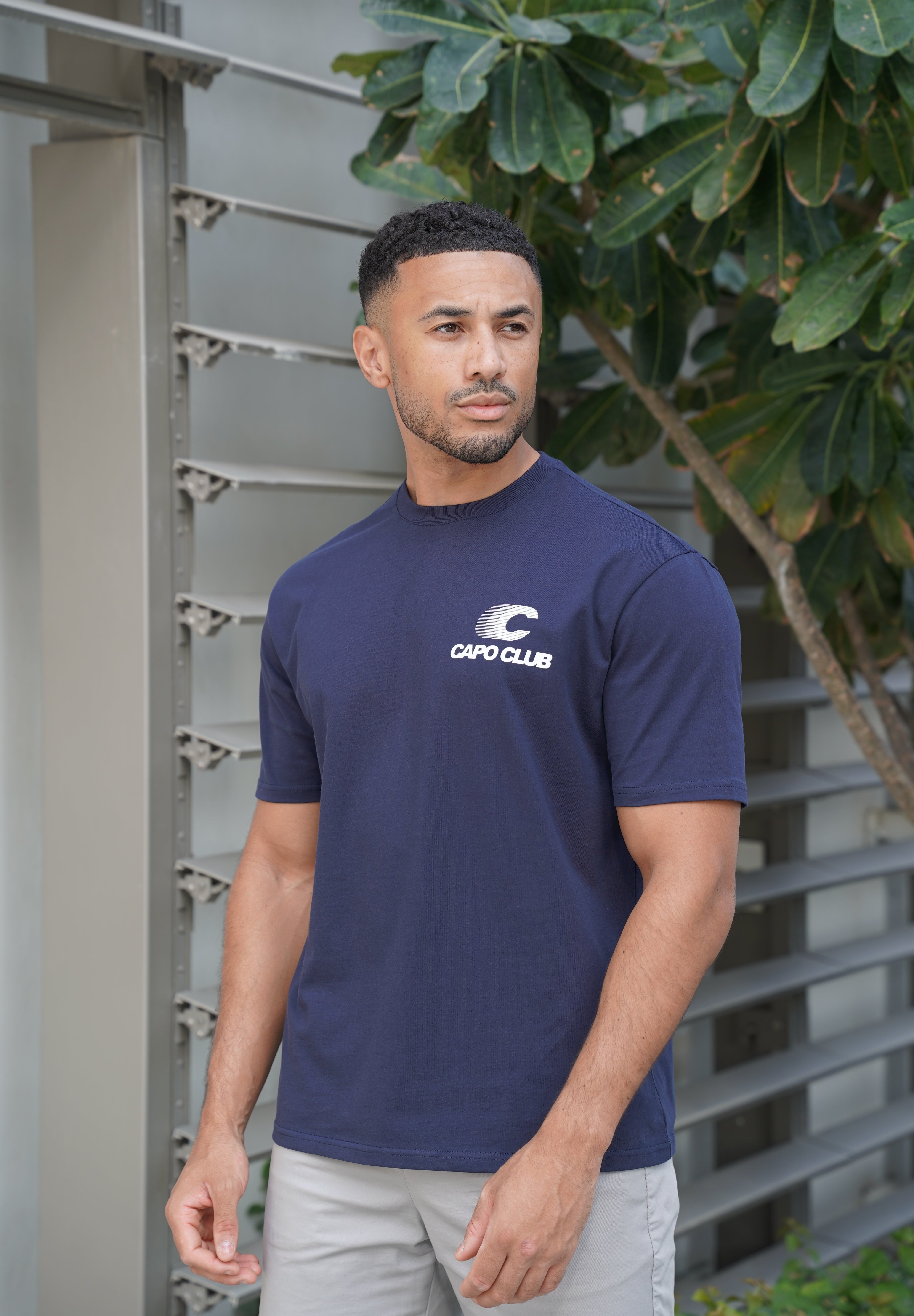 Capo Club Speed T-Shirt - Navy/White