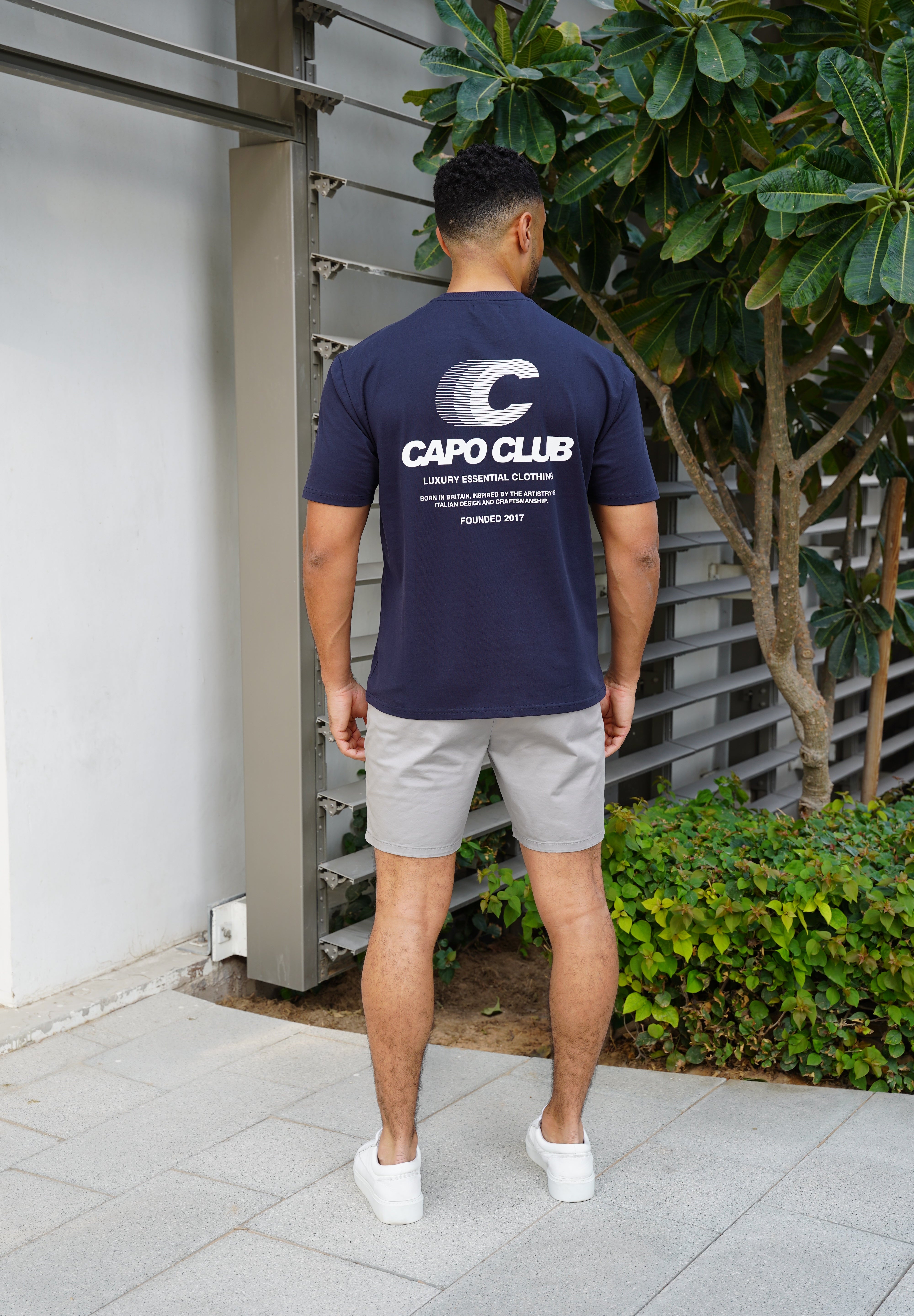 Capo Club Speed T-Shirt - Navy/White