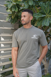 Capo Club Speed T-Shirt - Olive/White