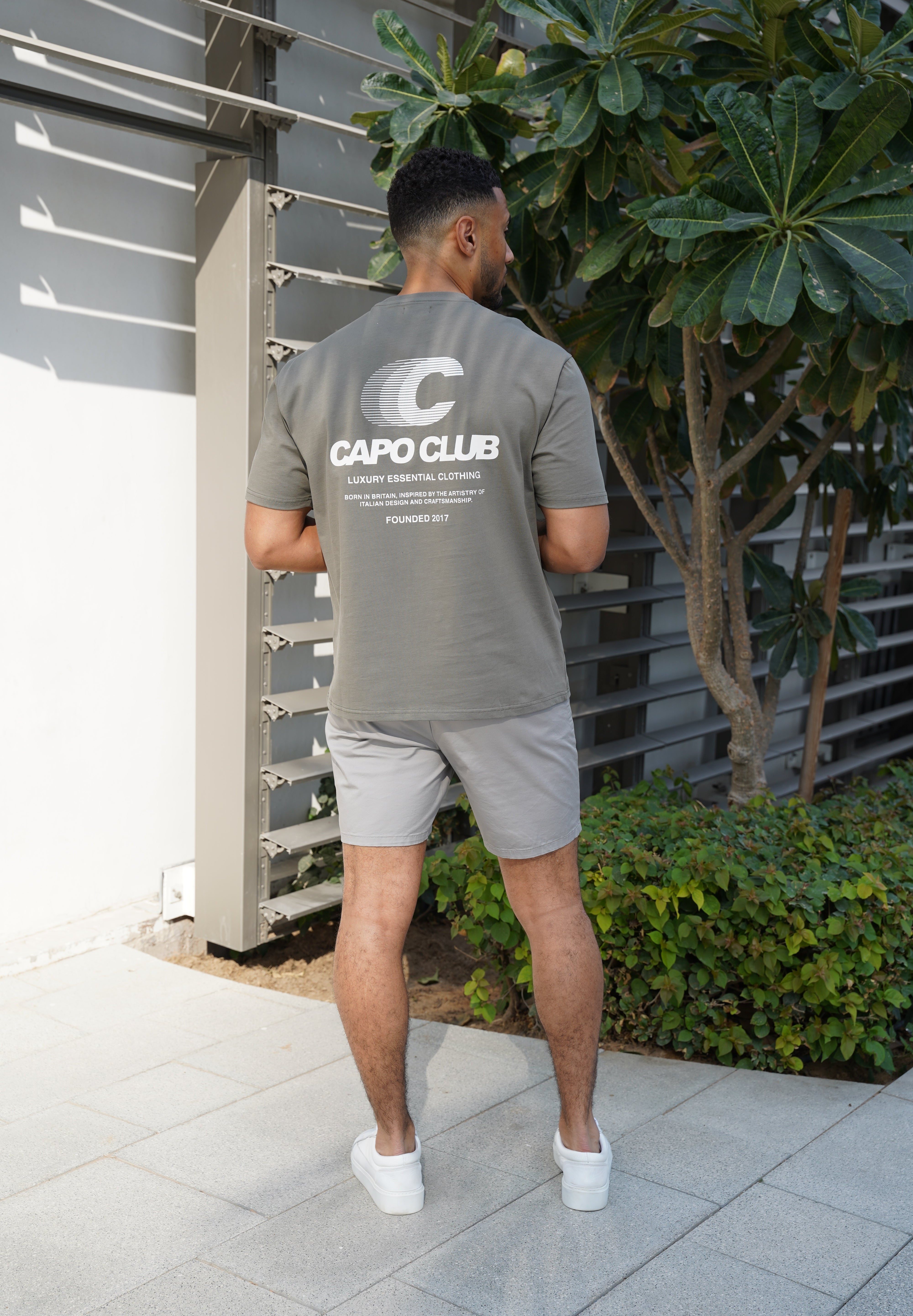 Capo Club Speed T-Shirt - Olive/White