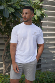 Capo Club Speed T-Shirt - White/Mushroom