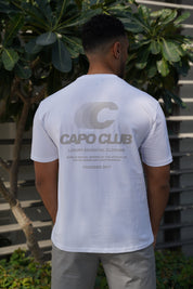 Capo Club Speed T-Shirt - White/Mushroom