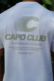 Capo Club Speed T-Shirt - White/Mushroom
