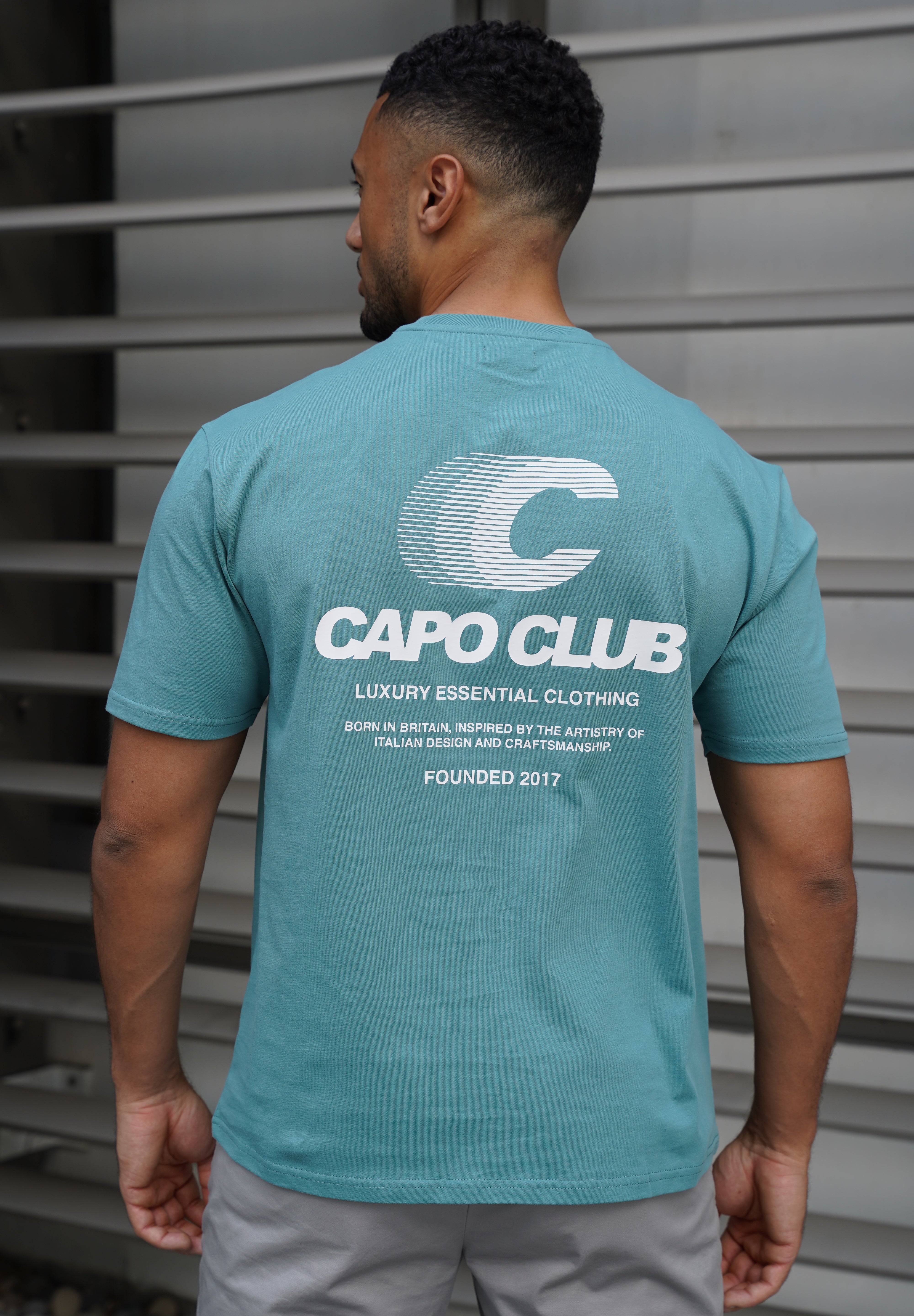 Capo Club Speed T-Shirt - Oil Blue/White
