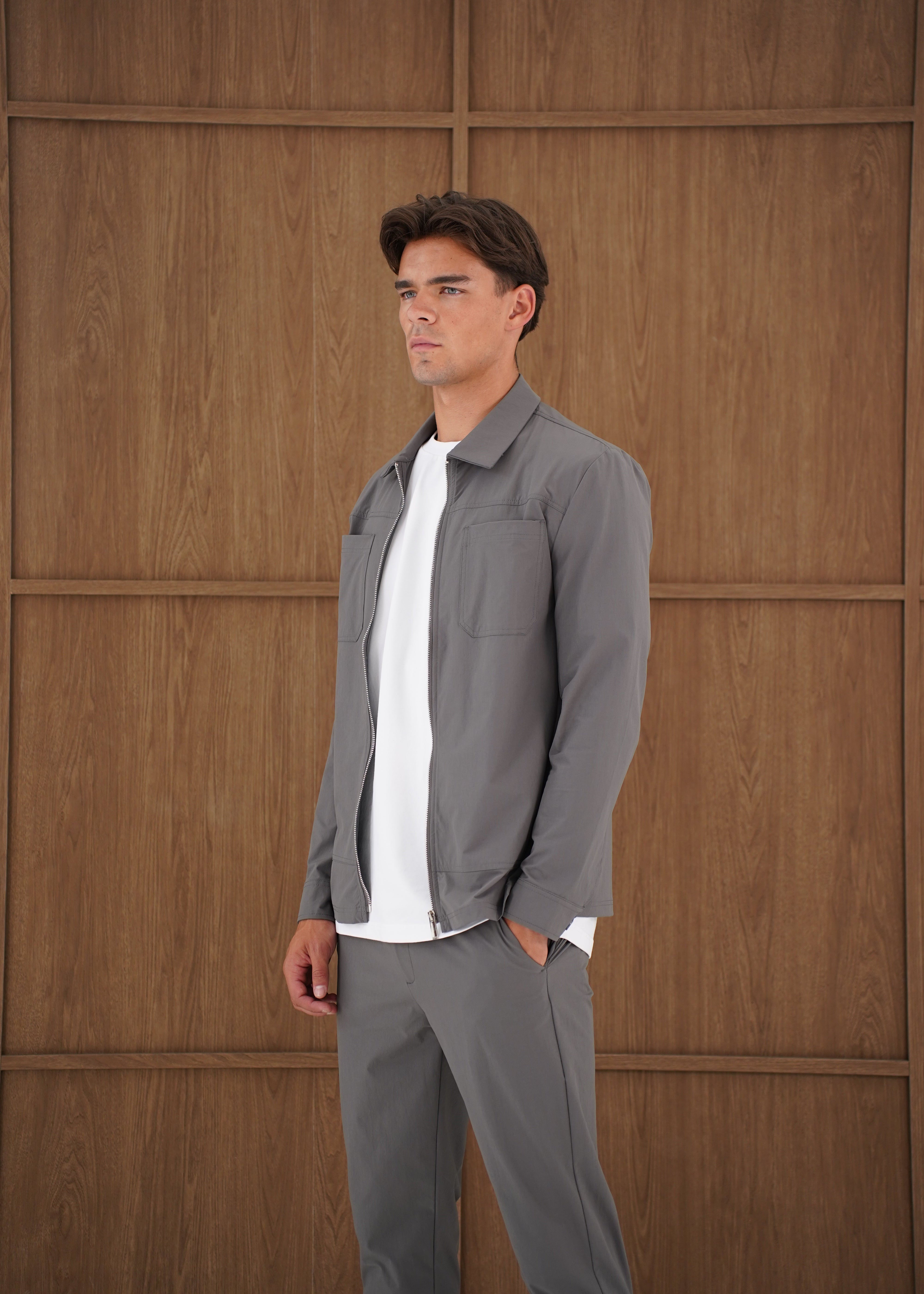 Capo Tom Tech Jacket - Charcoal