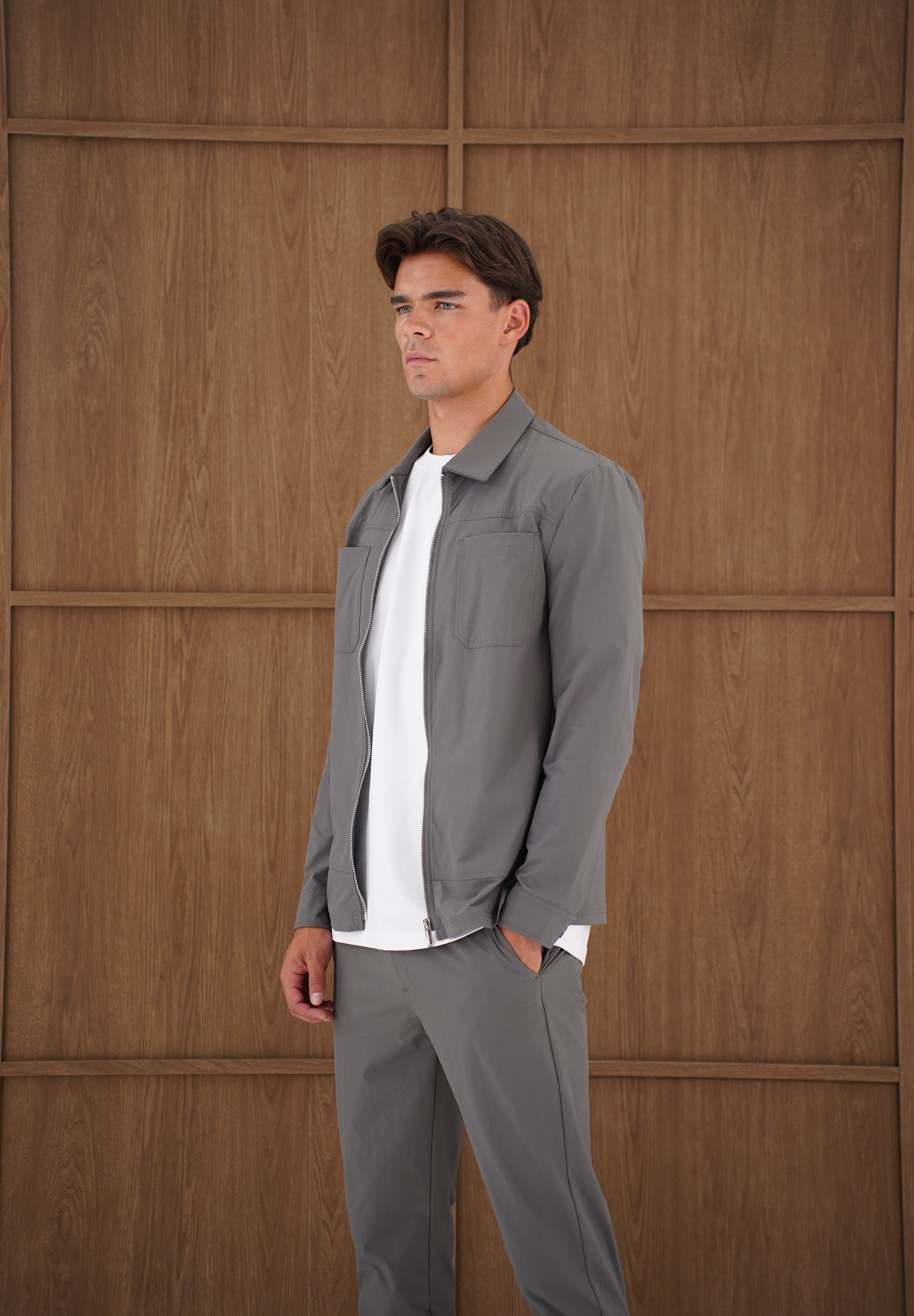 Capo Tom Tech Jacket - Charcoal