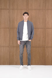 Capo Bomber Jacket - Charcoal