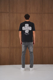 Capo Emblem T-Shirt - Black/White