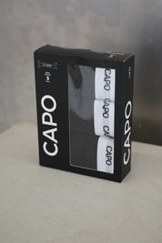 Capo Essential 3 Pack Boxer Shorts - Black