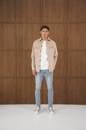 Capo Corduroy Overshirt - Stone