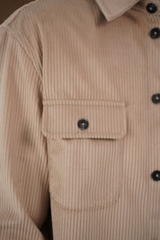 Capo Corduroy Overshirt - Stone