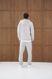 Capo Heavyweight Full Zip Hoodie - Light Grey